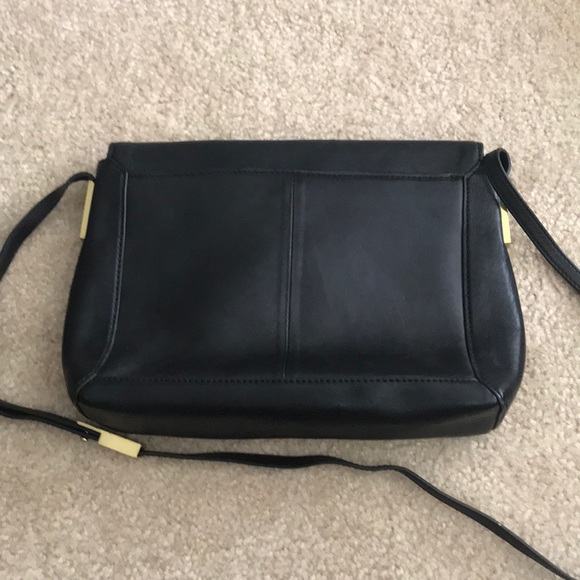 J Crew Black Leather Messenger Bag - Picture 5 of 5